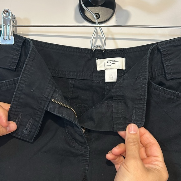 Black button up capris pants - Picture 4 of 6